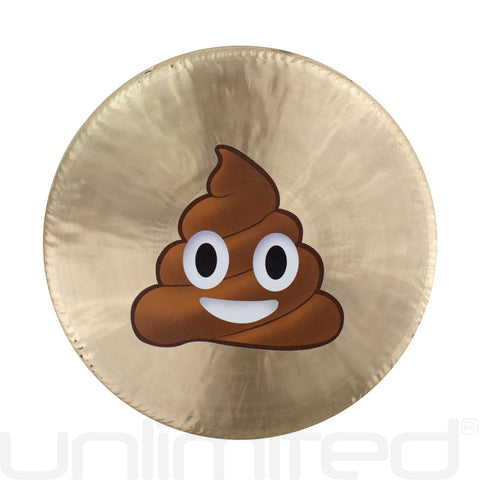12" Poop Emoji Everybody Fun Gong