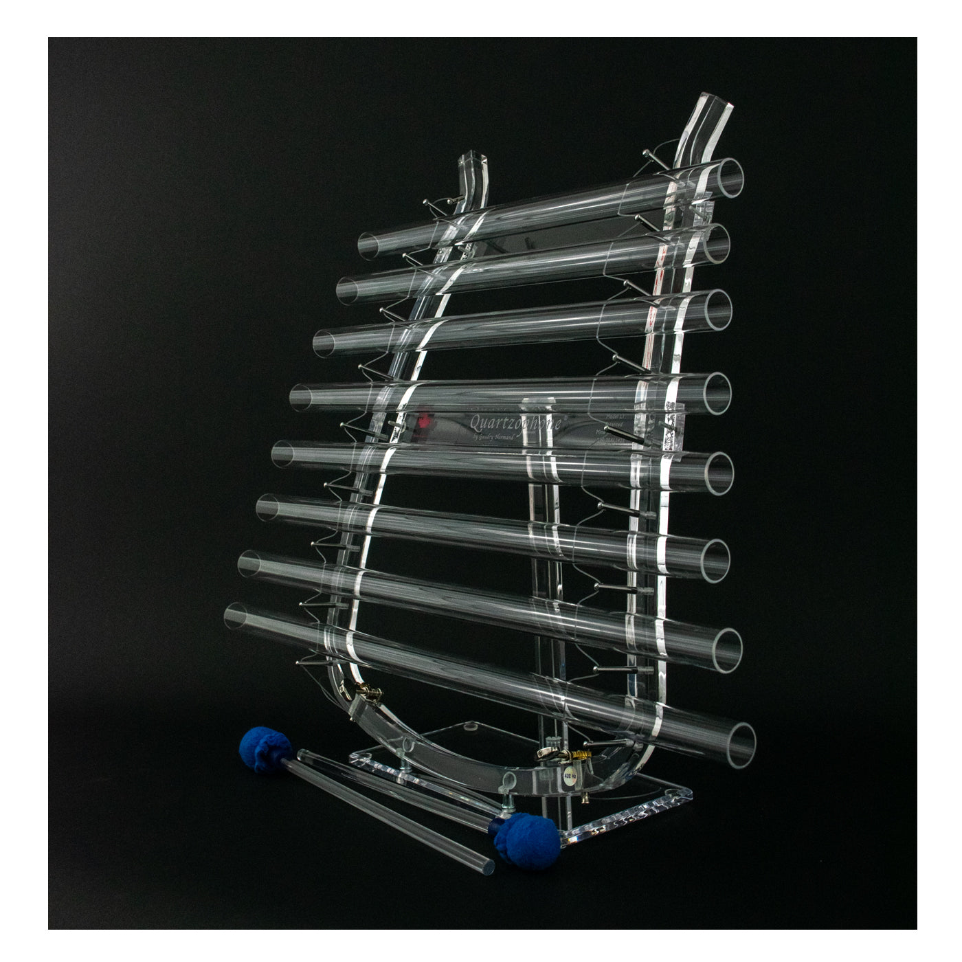 Quartzophone L1 クォーツォフォン クリスタルハープ 432Hz Quartzophone Lyre (L1) with 432 Hz Tuning - Gongs Unlimited