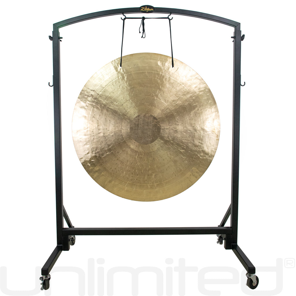 36" to 38" Gongs on the Zildjian Heavy Duty Gong Stand