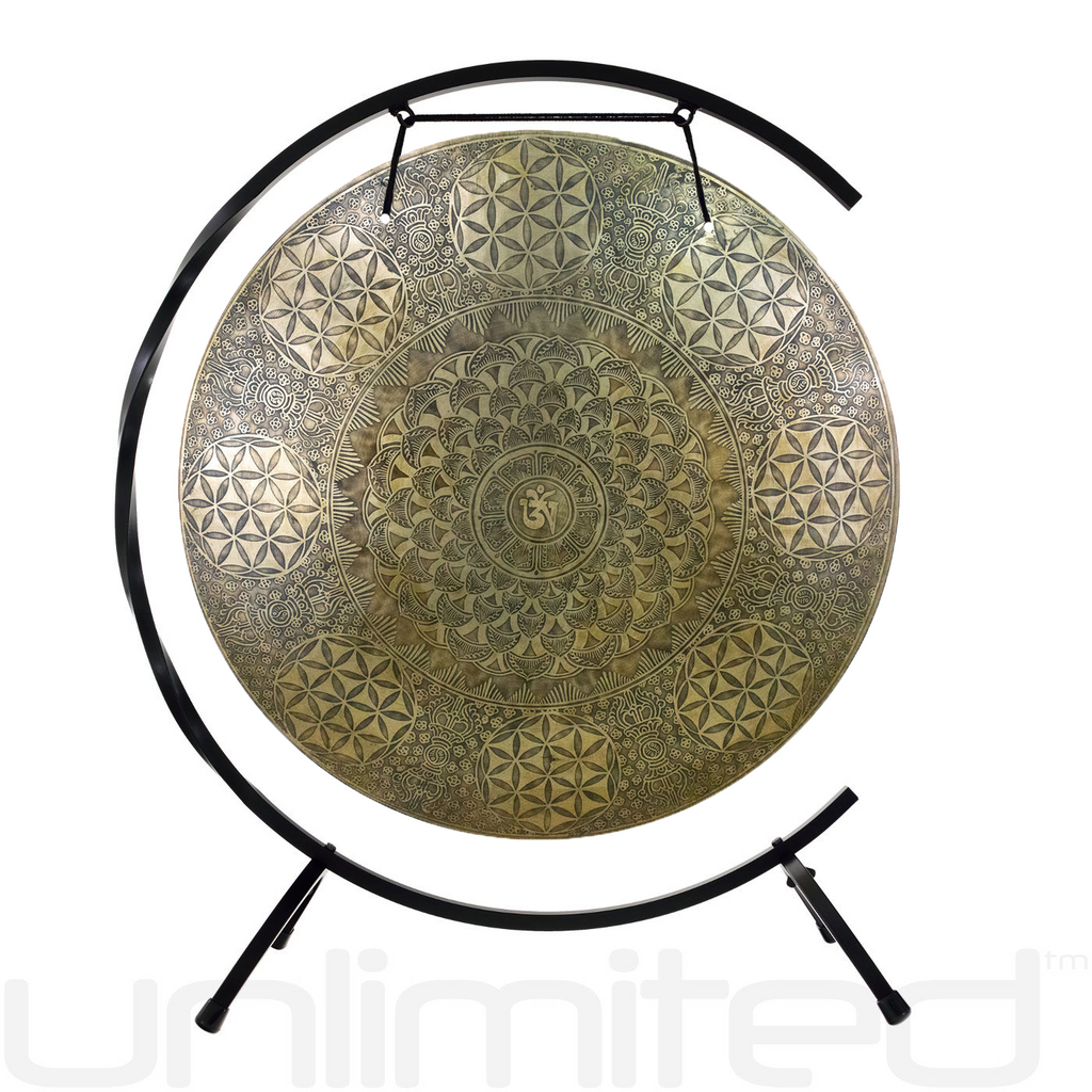 24" Bountiful Spirit Gongs on Stands