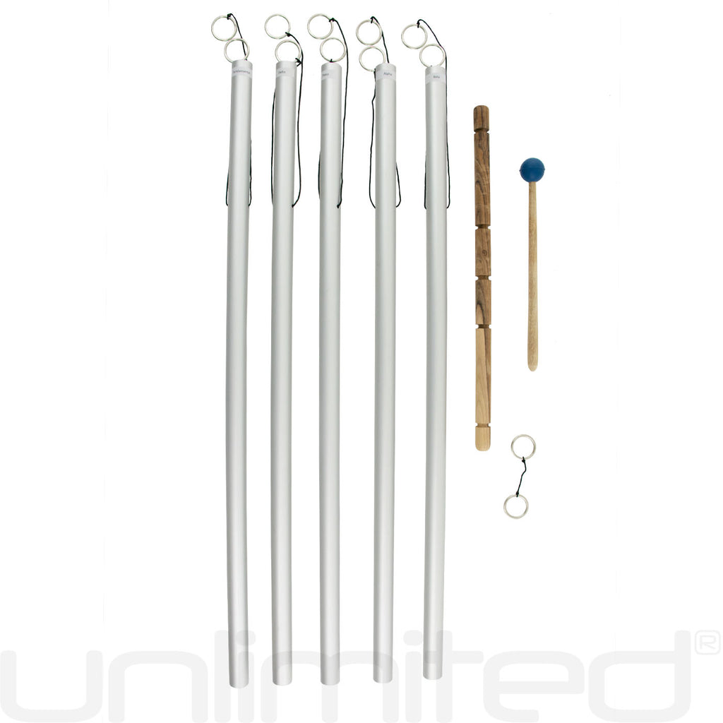 Set of 5 Brain Tuned Healing Chimes