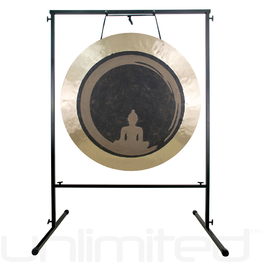 38" Buddha Wave Gongs on Stands