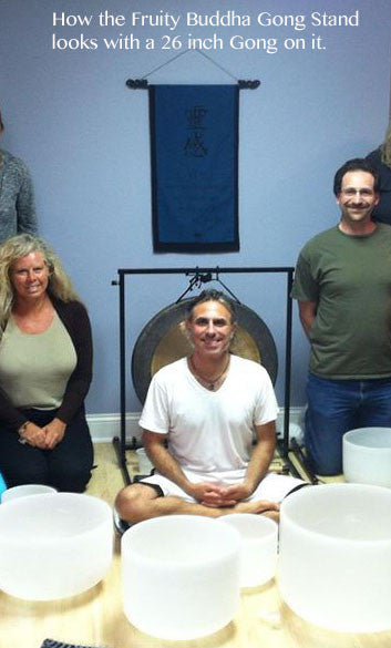 Fruity Buddha Gong Stand for 20" to 26" Gongs - Gongs Unlimited