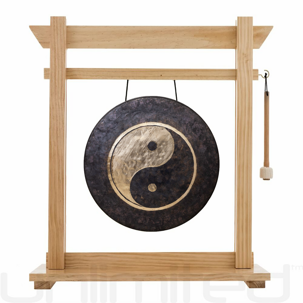 14" to 18" Taoist Moonlight Gongs on Stands
