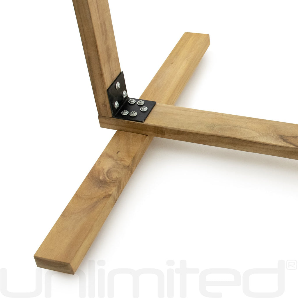 Set of 8 Fibonacci Tuned Healing Chimes with Framed Wood Stand