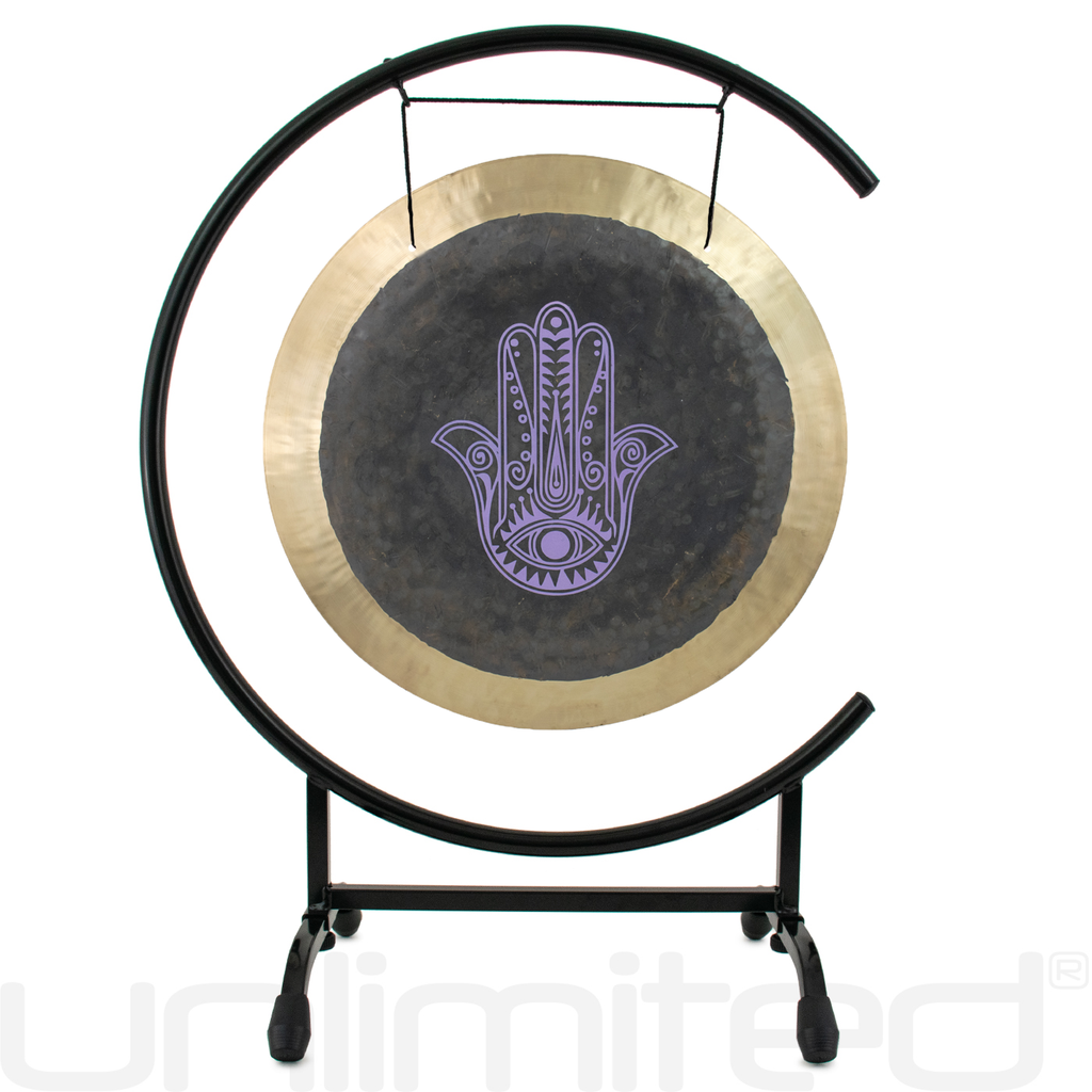 16" Hamsa Deep Breath Gong on Stands