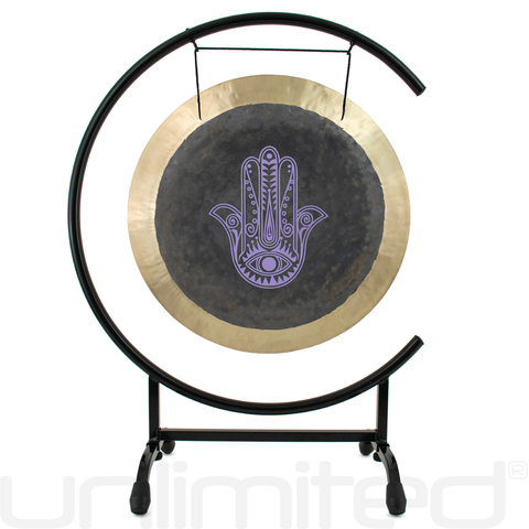 16" Hamsa Deep Breath Gong on Stands