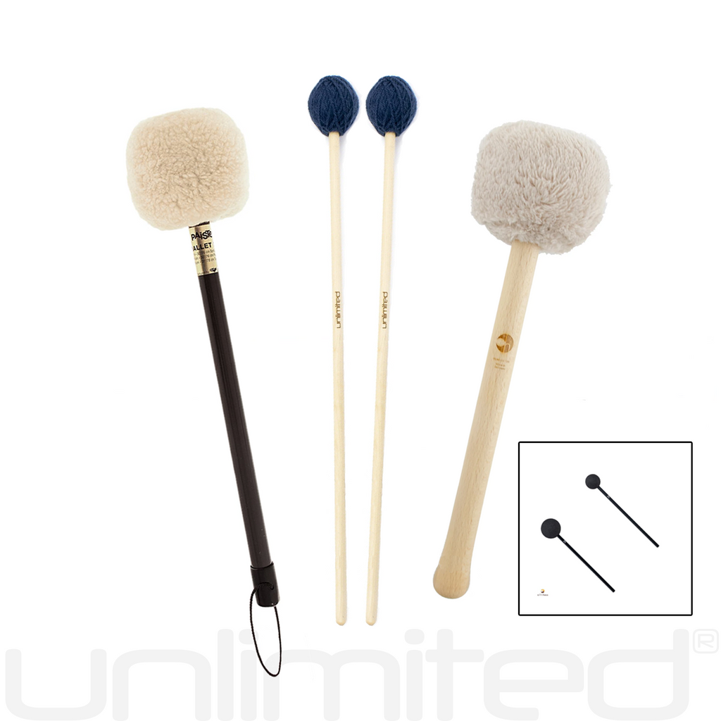 Mallet Set for 22" to 26" Nickel Silver Gongs