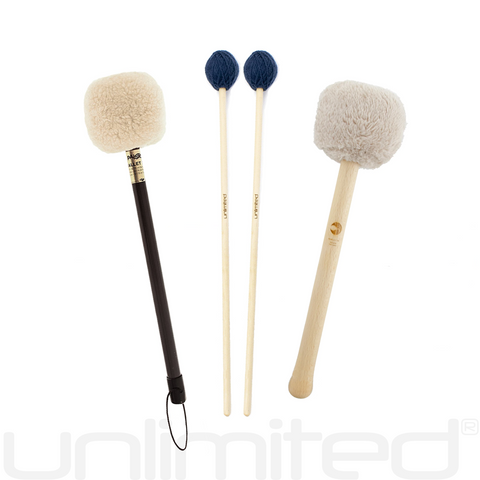 Mallet Set for 22" to 26" Nickel Silver Gongs