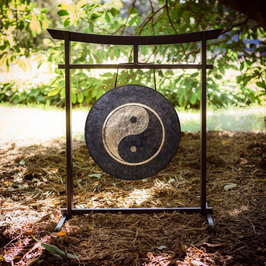 14" to 18" Taoist Moonlight Gongs on Stands