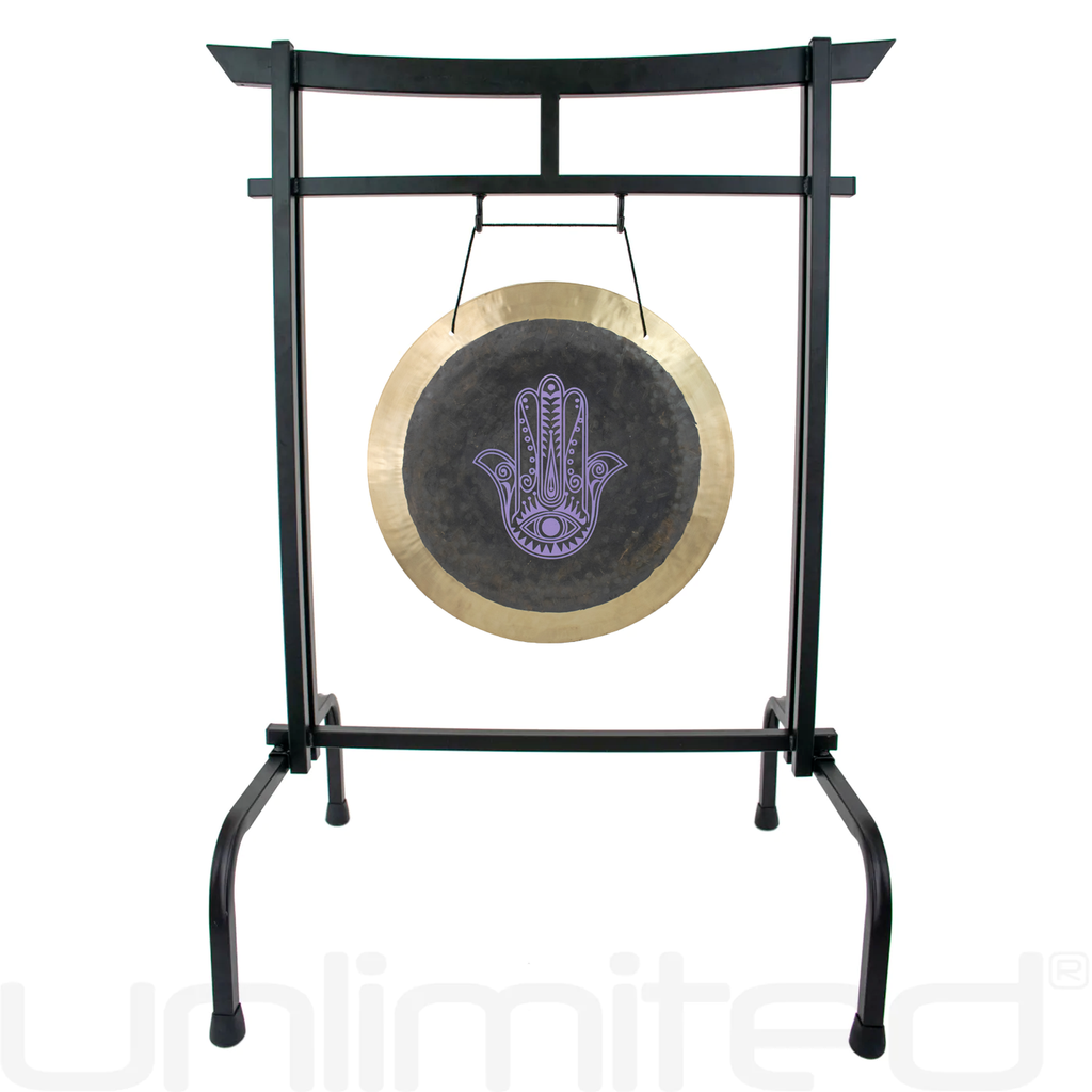 16" Hamsa Deep Breath Gong on Stands