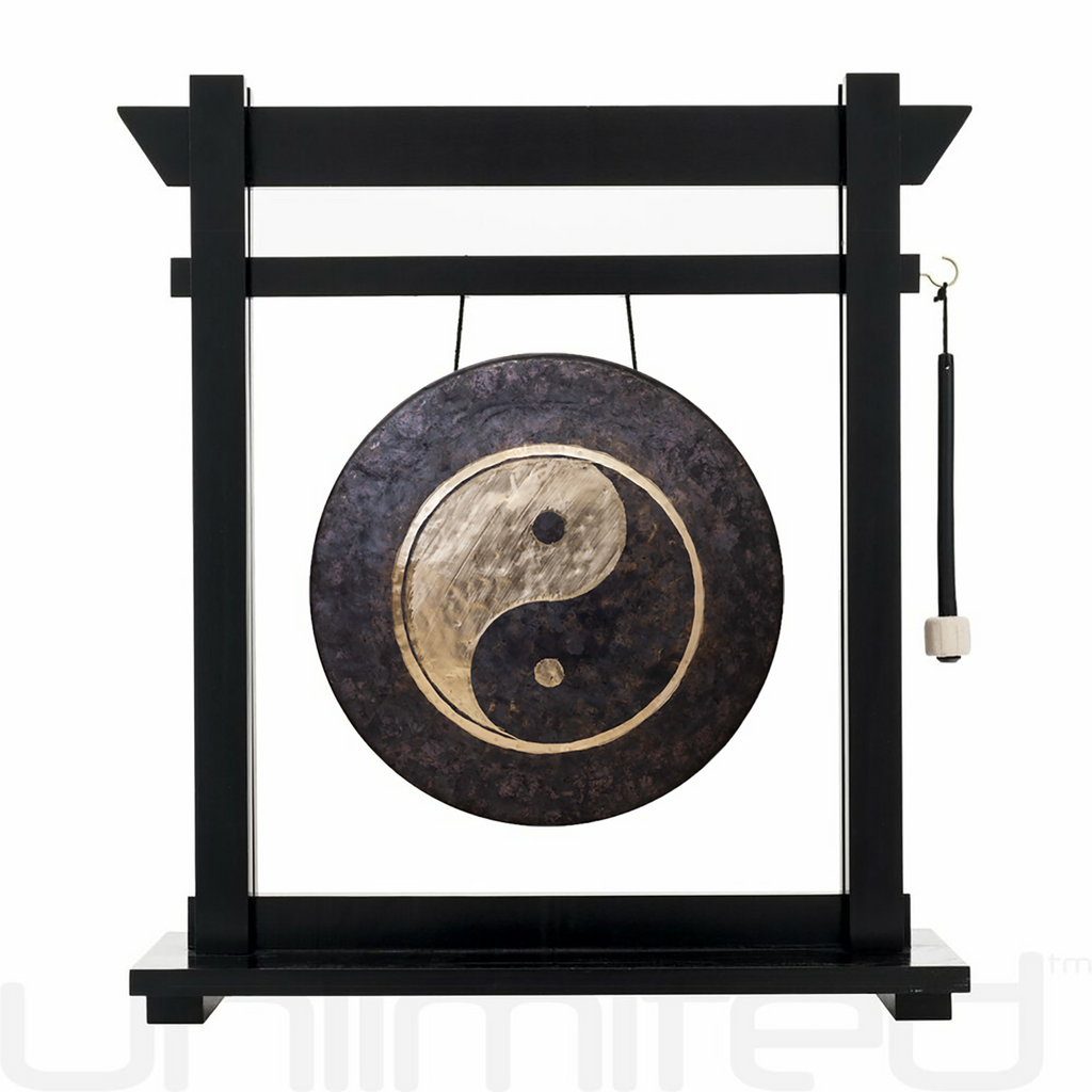 14" to 18" Taoist Moonlight Gongs on Stands