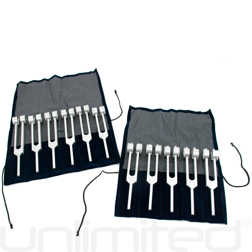 Luminanti Cosmic Octave Planetary Set of Tuning Forks (Weighted)
