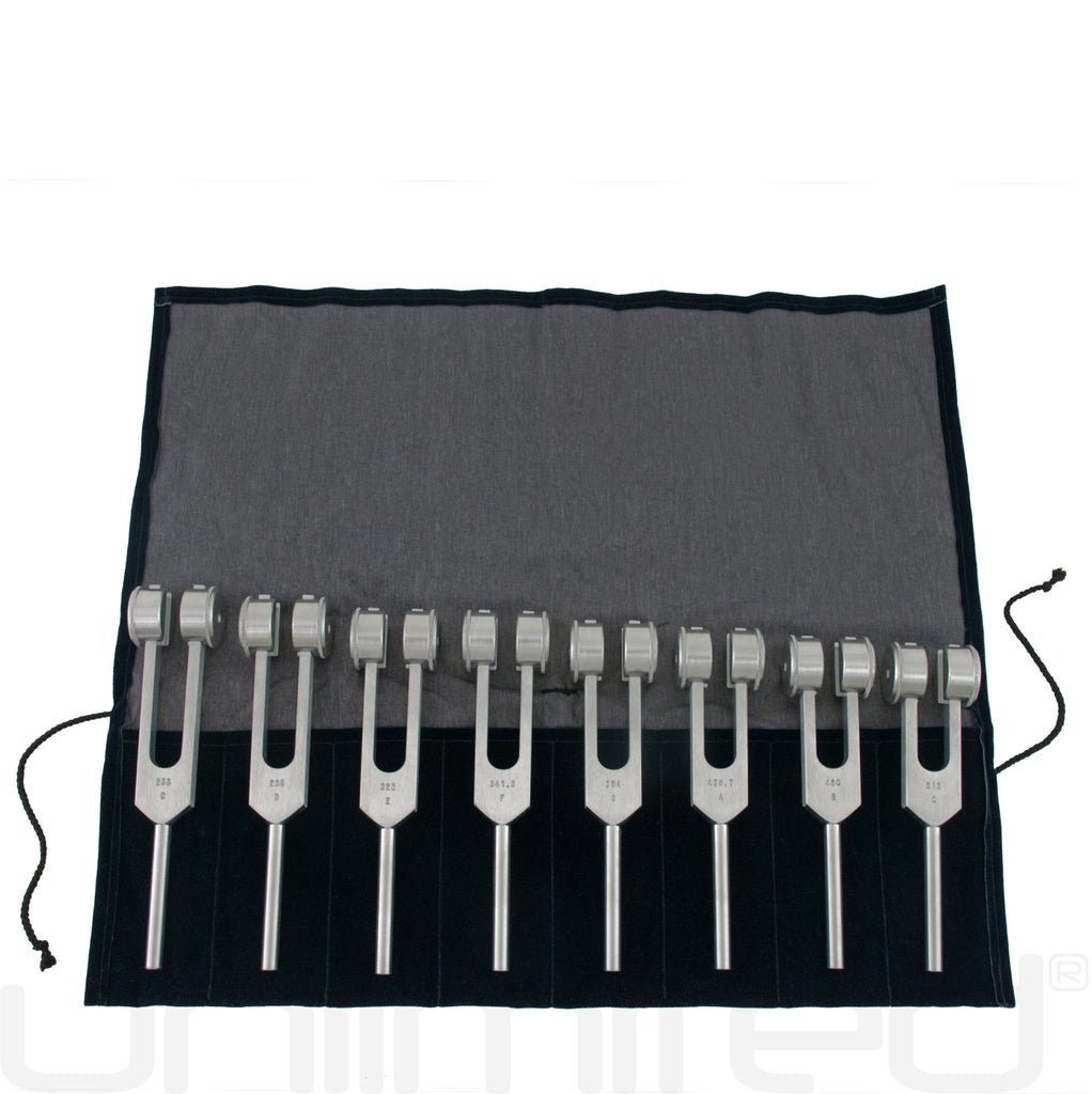 Luminanti Total Harmonic Spectrum Tuning Fork Set (Weighted)