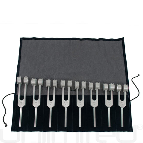 Luminanti Total Harmonic Spectrum Tuning Fork Set (Weighted)