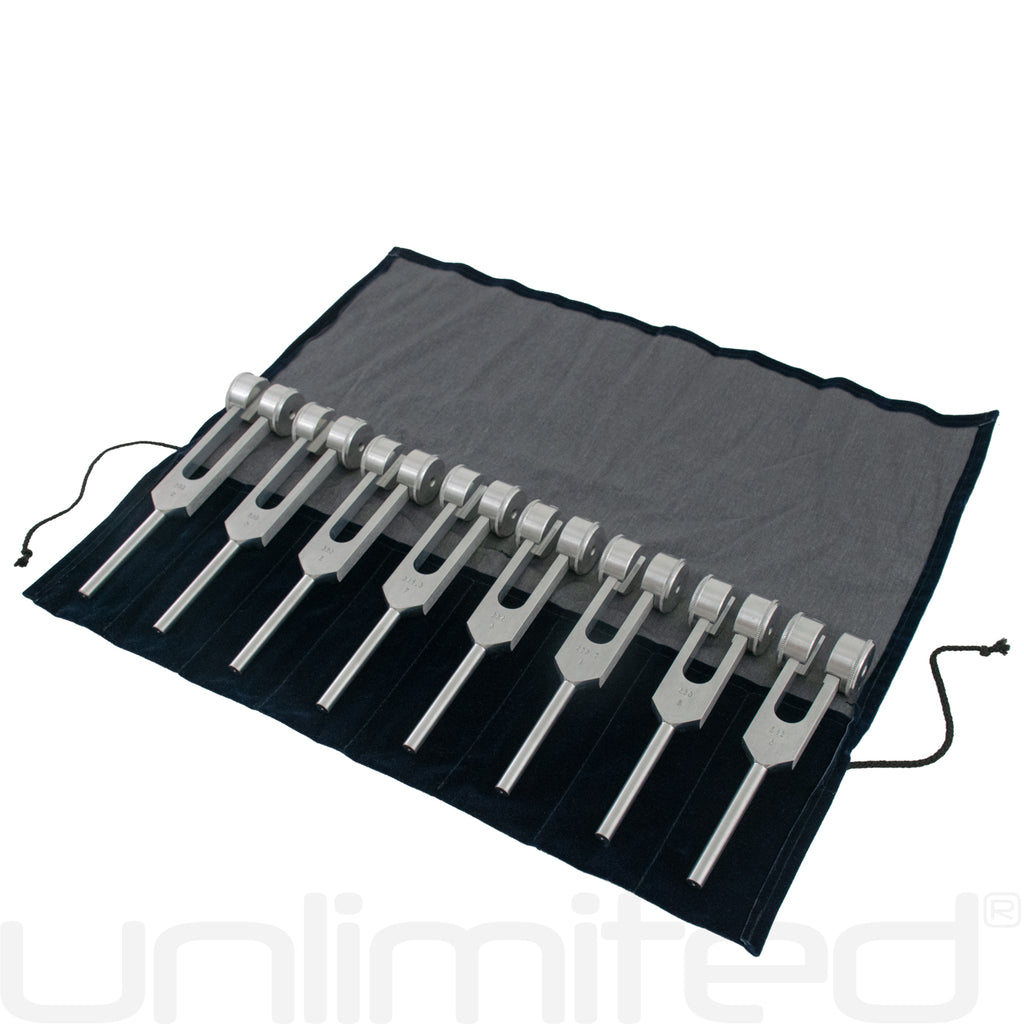 Luminanti Total Harmonic Spectrum Tuning Fork Set (Weighted)