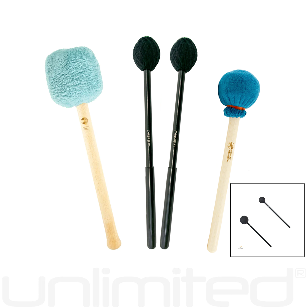 Mallet Set for 32" to 34" Nickel Silver Gongs (Lightweight)