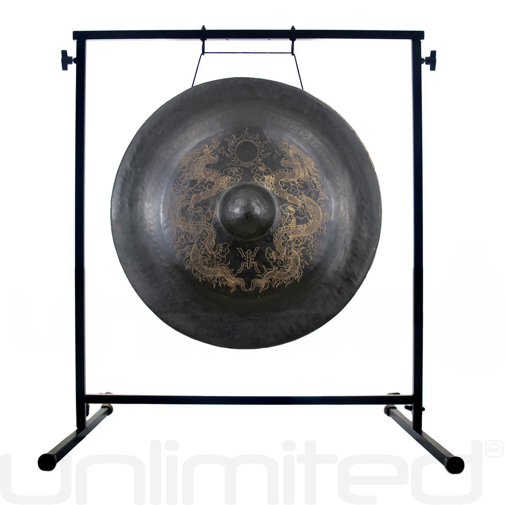 20" to 36" Vietnamese Dragon Gongs on Stands