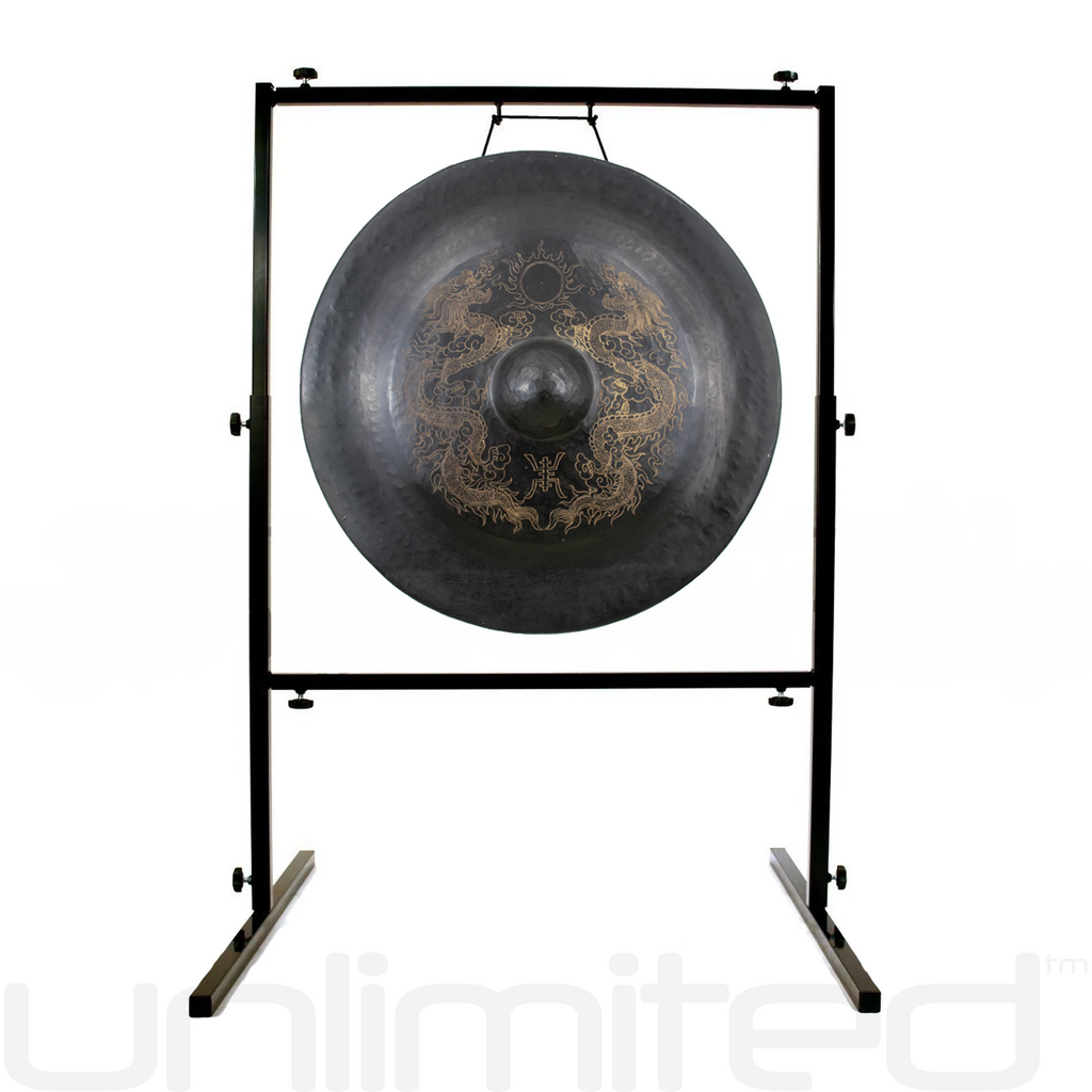 20" to 36" Vietnamese Dragon Gongs on Stands