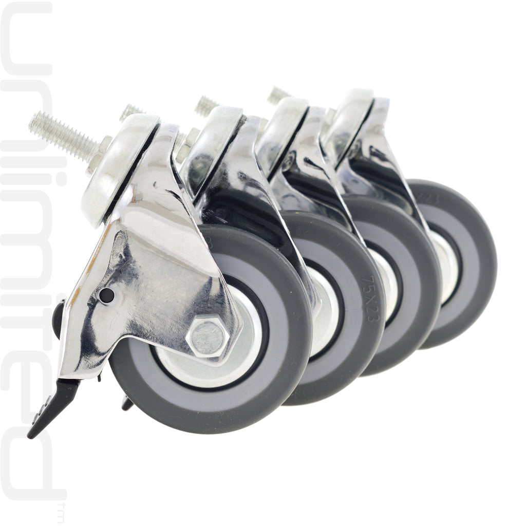 Unlimited Two Gong Stand Wheels - Set of 4