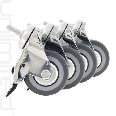 Unlimited Two Gong Stand Wheels - Set of 4