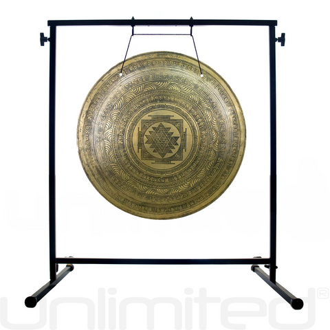 24" Interplanetary Yantra Gongs on Stands